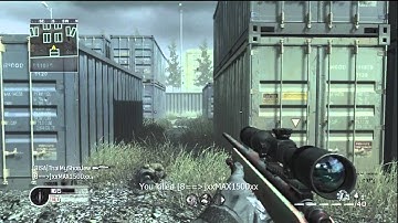 Call of Duty 4 ThaiMyShooJew VS. xxMAX1500xx 1v1 Quickscopes