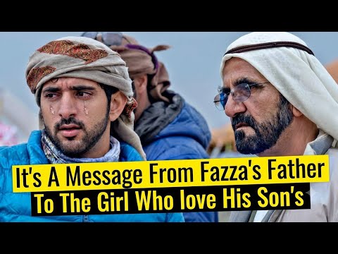 It's A Message From Fazza's Father To The Girl Who love His Son's🩷🫵 | fazza poems today| fazza