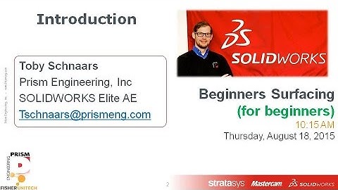 2016-SOLIDWORKS Beginners Surfacing for Beginners