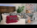 DEEP cleaning my room for the new year!  *reorganizing & decluttering*