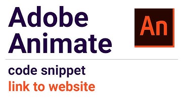 Adobe Animate  link to website with JavaScript - code snippet in HTML5 canvas lesson 1