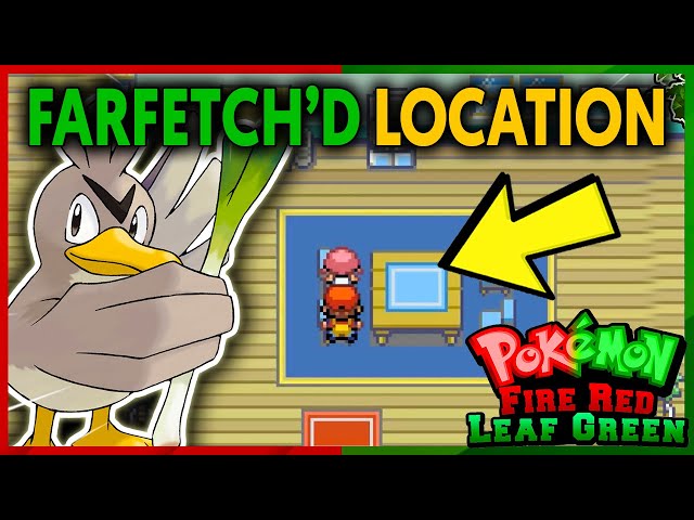 Can You Beat Pokemon Fire Red With Only Farfetch'd?