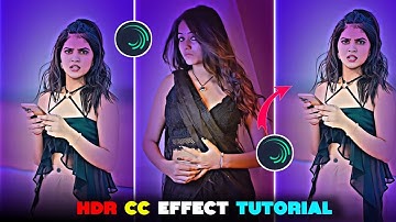 New Trending Alight Motion HDR Blue Effect Video Editing | Hdr cc effect video kaise banaye 🦋