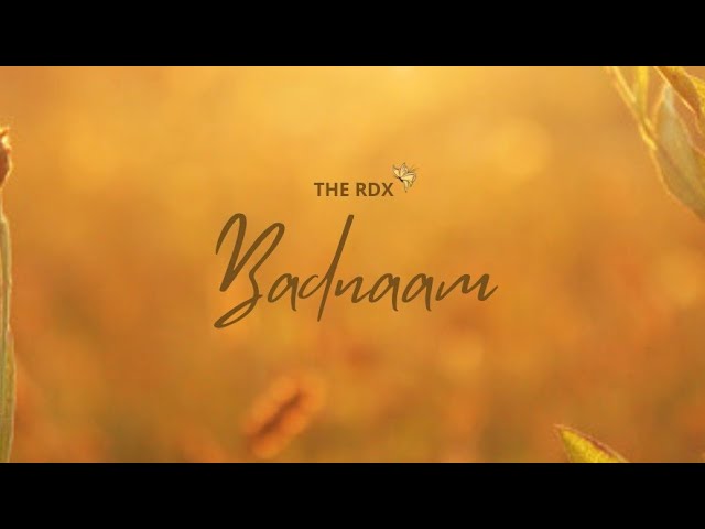 THE RDX - Badnaam  ( Official Video 2023  )  Hindi Rap