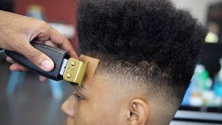 HAIRCUT TUTORIAL:  HIGHTOP FADE KID & PLAY