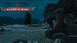 Witcher 3 - Alpha Garkain Boss Fightno Damageno Signsno Potionsno Bombs Death March Difficulty