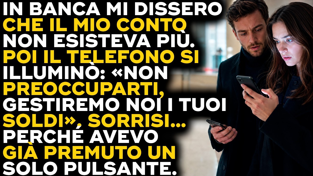 Erano le undici e un quarto di lunedì mattina quando la donna in banca alzò gli occhi e mi disse:“Signorina,il suo conto non è più attivo. Stamattina alle8 e42 è stata effettuata un’operazione di...