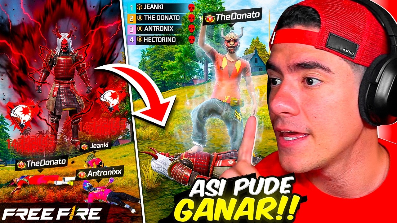 JUGADOR CON MUCHAS KILLS NOS BAJA A TODOS Y VEAN COMO PUDIMOS GANAR EN FREE FIRE - TheDonato Live