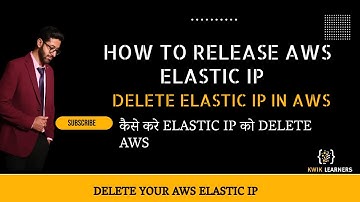 How to release AWS Elastic IP | How to delete elastic IP in AWS