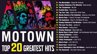 Top 100 Motown Songs of All Time ✨ Best Motown Music Hits ✨Marvin Gaye, Smokey Robinson, James Brown