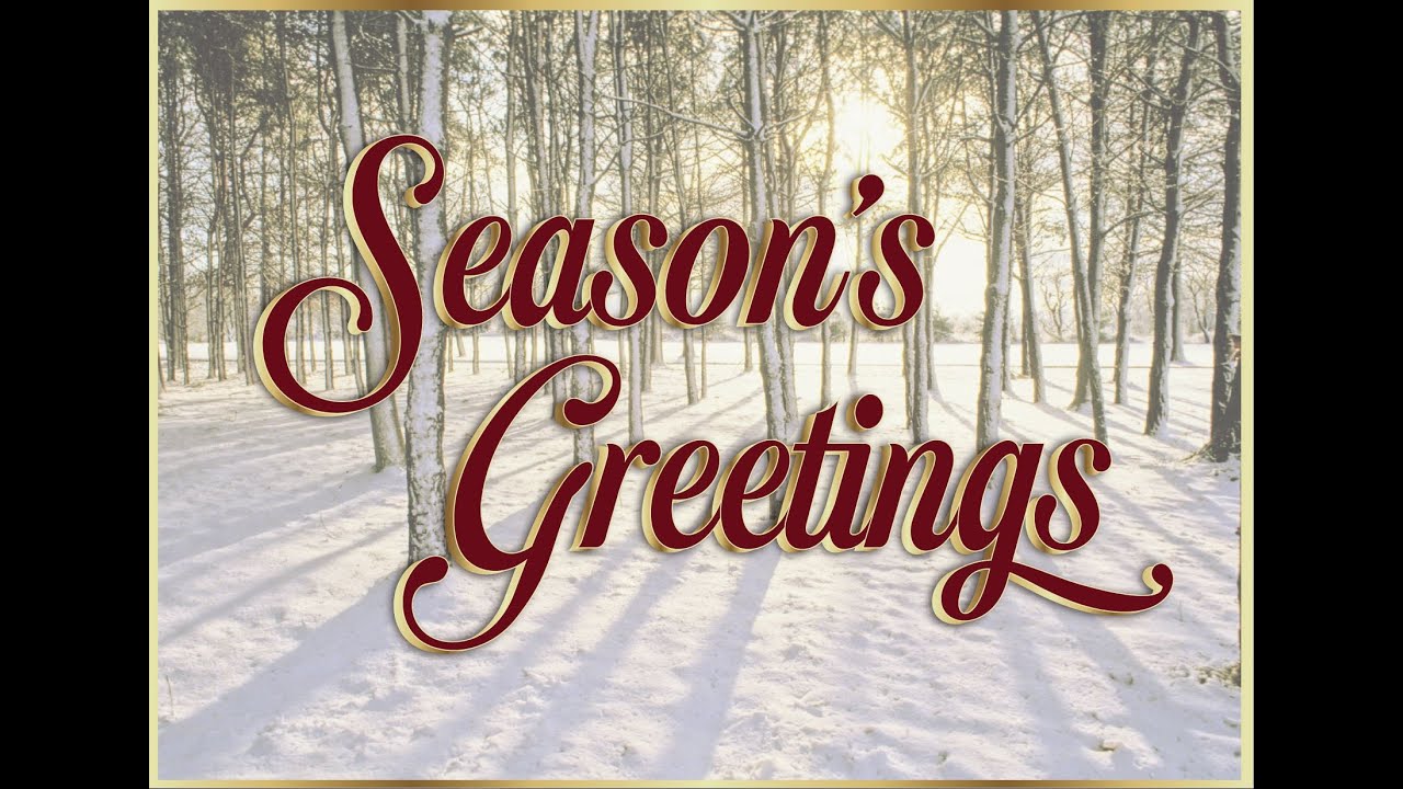 2021 Season's Greetings - YouTube