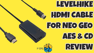 HDMI Cable for SNK Neo Geo AES & CD Review