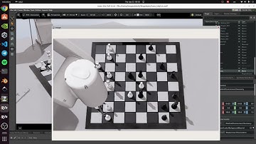 Chess Player robot arm. Nvidia Isaac Sim hackathon.