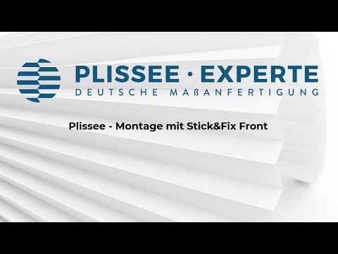 Plissee - Montage