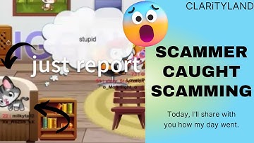 SCAMMER CAUGHT SCAMMING!😱「 Meow Playground Vlog」