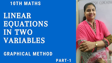 #linearequationsintwovariables Linear Equations in Two Variables 10th Maths Maharashtra Board