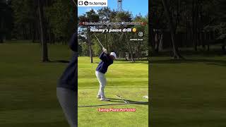 @tommyfleetwood pause drill with @swingplaneperfector