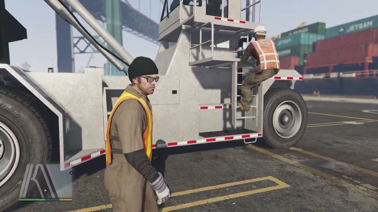 Grand Theft Auto V. Part21 Auskundschaften des Hafens. ⚓️⛴️😂
