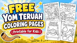 Free Yom Teruah Coloring Pages 