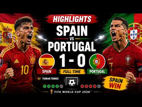 Spain 1-0 Portugal Highlights | Spain Reach Semi-Finals | FIFA World Cup 2026