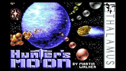 HUNTERS MOON THALAMUS COMMODORE 64 C64 TAPE GAME LOADING SCREEN