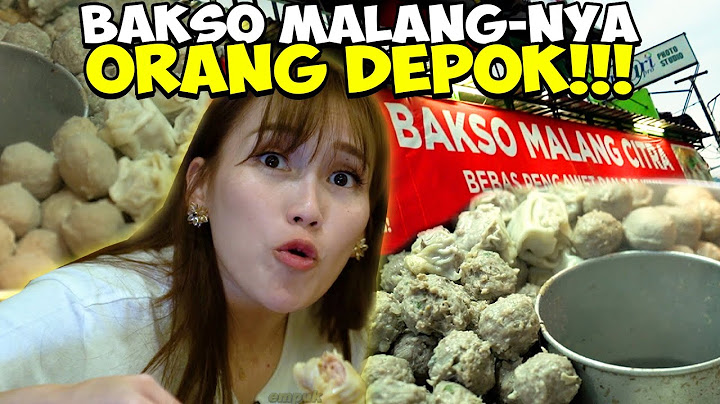 AYU TING TING SIDAK BAKSO MALANG VIRAL DI DEPOK!!!