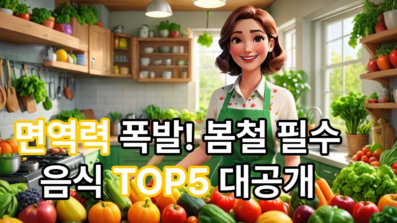 봄철 면역력 확 올리는 음식 TOP5! 감기·피로 OUT!