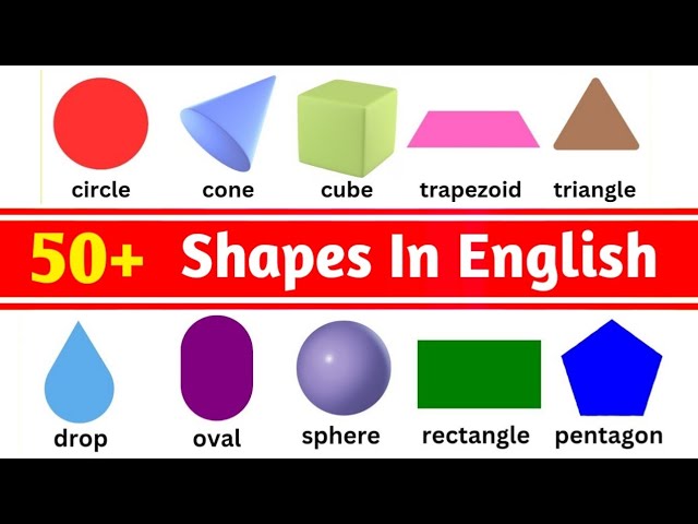 List Of Shapes Names In English