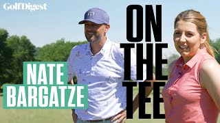 Comedian Nate Bargatze Takes on Hally Leadbetter In a 3-Hole Match | On The Tee | Golf Digest