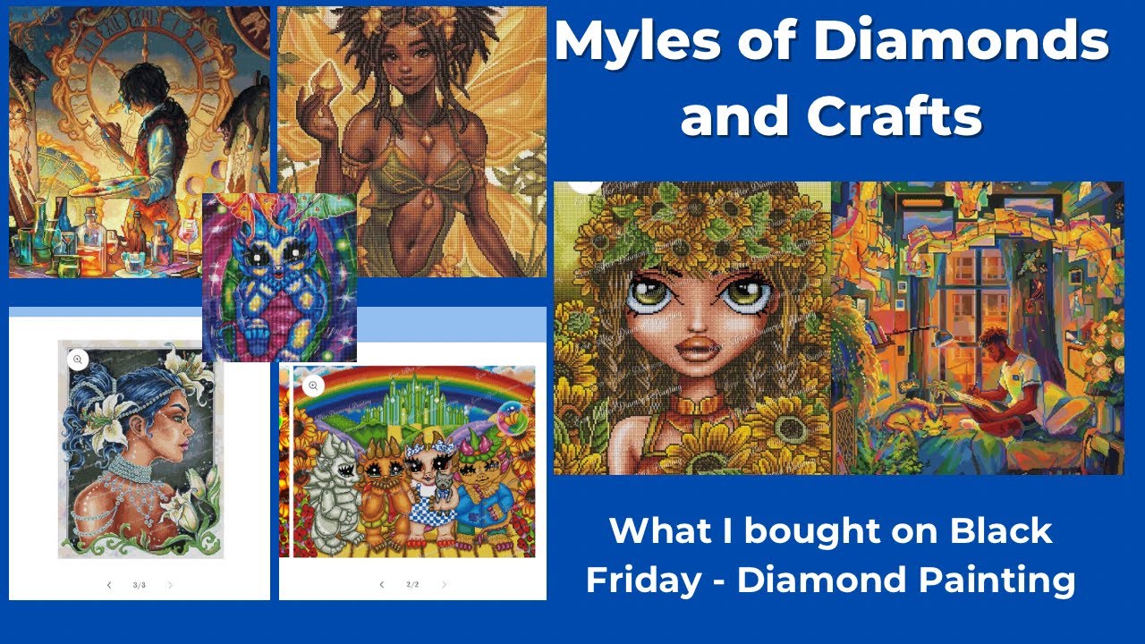 What I bought on Black Friday - Diamond Painting Edition - YouTube