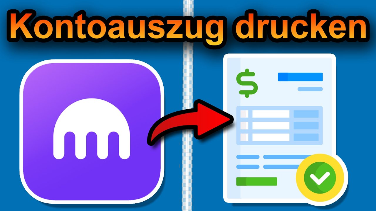 Kraken Kontoauszug drucken 2025 (schnell & einfach)