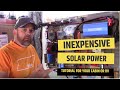 Inexpensive solar power off grid cabin or homestead diy system solar offgrid homestead