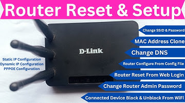 D-Link DIR-806IN : How to Configure dlink Router | Router Reset and Setup | How to Reset Router