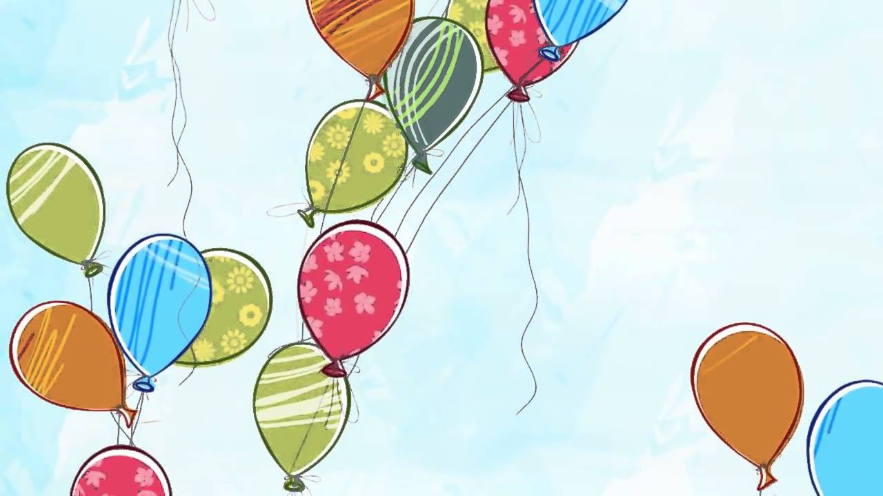 خلفيات مونتاج متحركة بالونات للأعياد والمناسبات بواسطة ليث الزنكنه Youtube