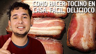 Como hacer Tocino, Pork Belly, Tocineta, Panceta de Cerdo.....