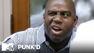 Ashton Kutcher vs. Freddy Rodriguez, Molly Sims & Magic Johnson | Punk'd