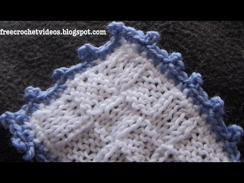 How to Crochet a Picot Stitch Border