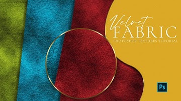PHOTOSHOP PATTERN: Velvet Fabric Tutorial How to make a pattern in Photoshop