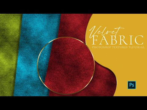 PHOTOSHOP PATTERN: Velvet Fabric Tutorial How to make a pattern in Photoshop