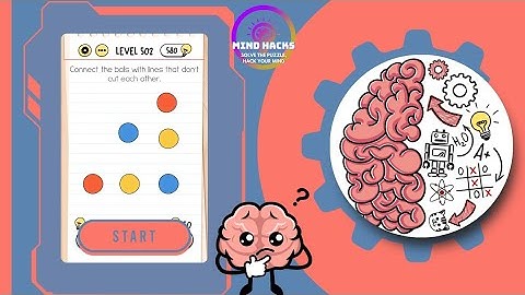 Brain Test: Connect the balls with lines that don