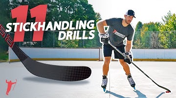 11 ROLLERBLADING STICKHANDLING DRILLS 🏒.