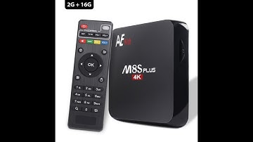M8S Plus Android TV Box (2GB+16GB),ANEWISH 4K UNBOXING, & TEST & REVIEW