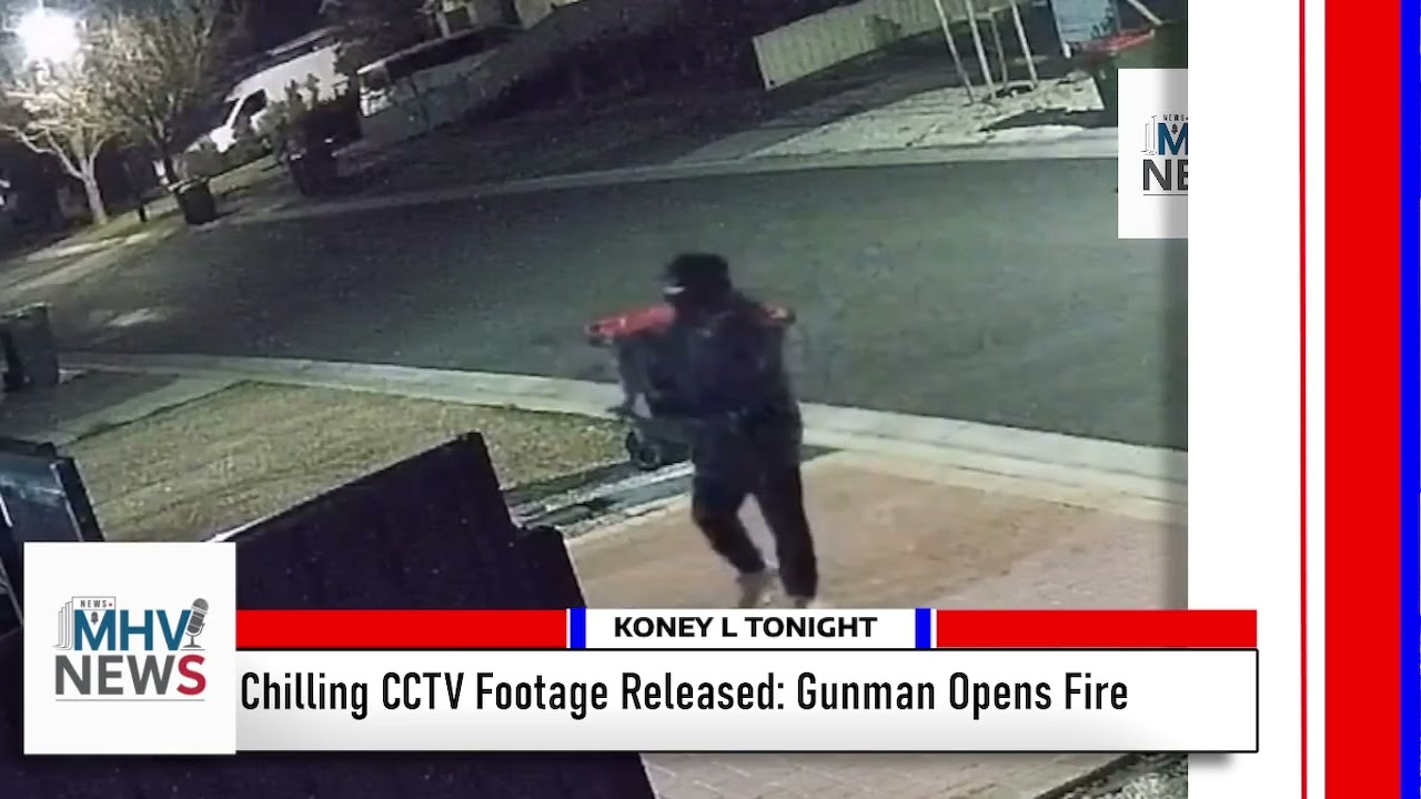 Chilling CCTV Footage Released: Gunman Opens Fire on Family Home in Melbourne's West