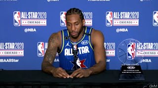 Kawhi Leonard Post Game Interview 2020 Nba All-Star Weekend