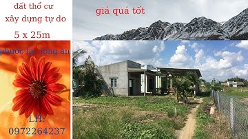 Đất Phước lại ,thị trấn cần giuộc .Long an.dt 5 x 25 m. Thổ cư 100%.lh 0972264237 hoặc 0931421583.
