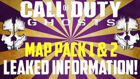 Call of Duty Ghosts: MAP PACK 1 & 2 LEAKED! Multiplayer Map Names! (Swamp, Rumble, Gaza!) DLC Leak!