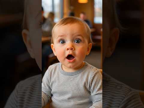 Baby & Daddy First Time Meetup At Restaurant 🥹♥️ #cute #cutebaby #baby #emotional #love