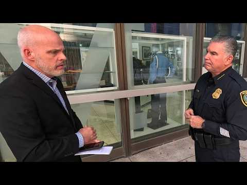 Houston police chief admits mistakes after explosive device found at Bush airport