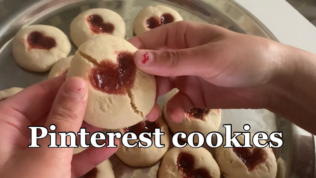 How To Make Jam Heart Cookies Pinterest Cookies YouTube