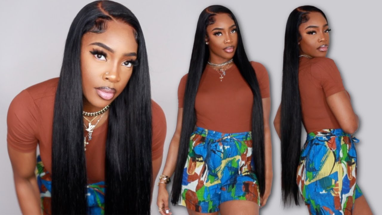 My Go To Install For Summer 22' | Side Part on 36in 5x5 Closure Wig Ft Yolissa Hair